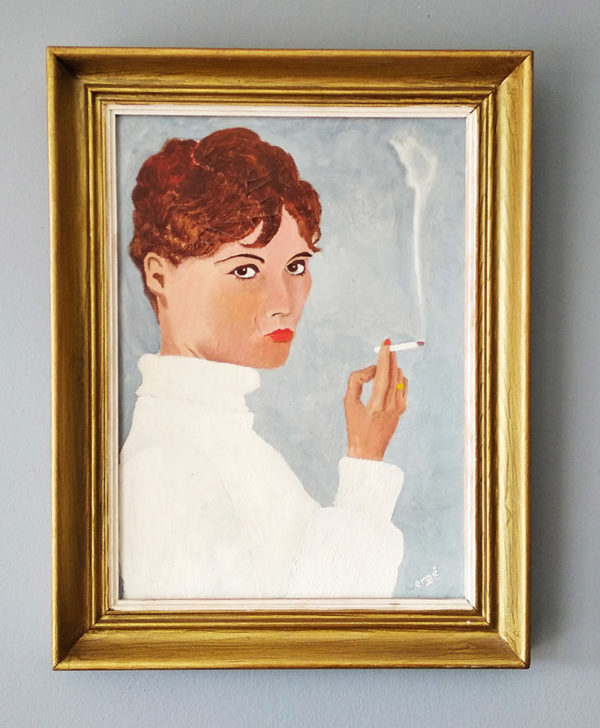 Portrait "la femme qui fume"