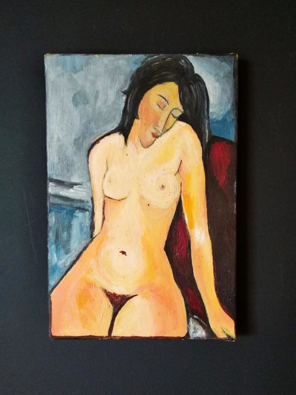femme nue peinture sur toile
