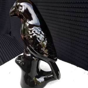 Bestiaire - Oiseau noir céramique