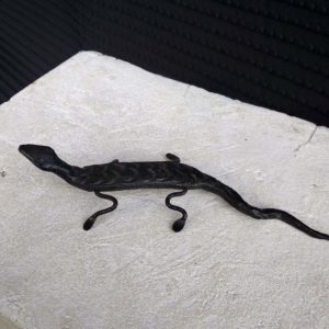 Salamandre en métal